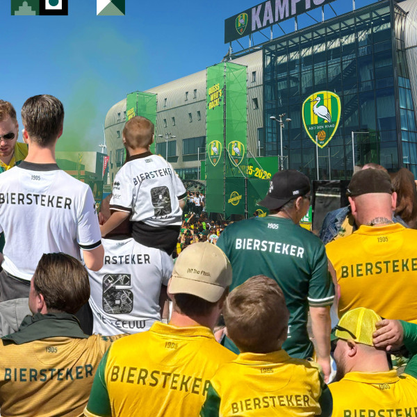 Biersteker trots zichtbaar tijdens huldiging ADO Den Haag